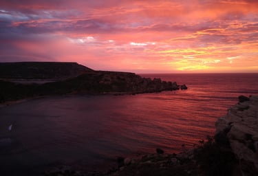 Peaceful sunset in Malta a perfect place for Residence