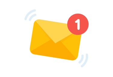 Une image d'une enveloppe mail pour définir le mail du club