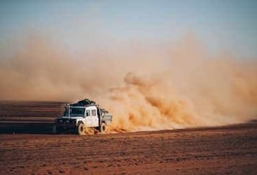Bulldust on barren topsoil