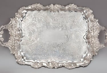 Bandeja de plata a peso