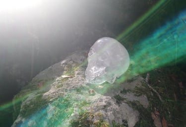 crâne cristal quartz