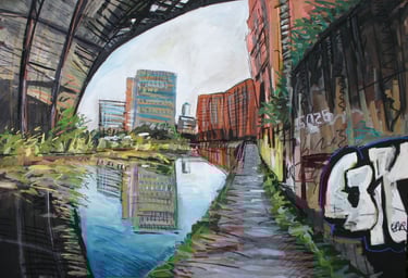 Near Pomona Wharf, Bridgewater Canal