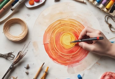 A diverse group of teachers engaging in a training session with notebooks and laptops.