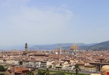 A daytime photo of Florence, Italy's skyline.