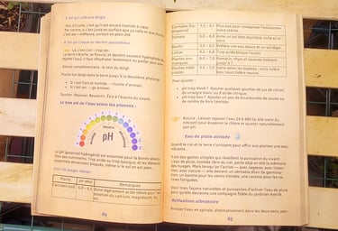 Racines du possible - a book opened to show a page of a book