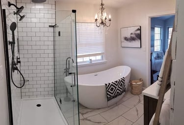 After Pictures of Master Bath Reno