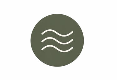 Reiki energy healing icon representing balance, flow, and stress reduction
