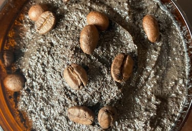Exceptional Coffee Scrub with coffee beans