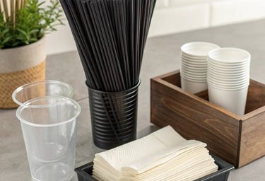 seleção de descartáveis premium