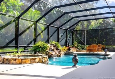 Before and after of house painting project in Miami