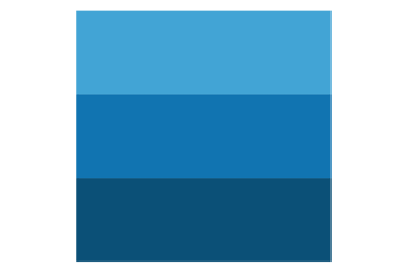 Three tone blue ombre representing Asheville Locksmith brand