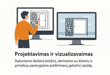 Metalo gaminių projektavimas