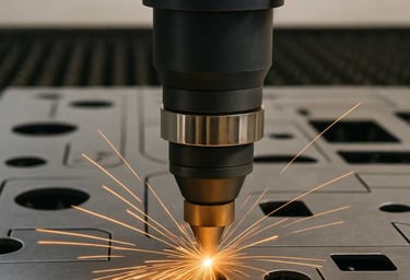 Metalo pjovimas lazeriu