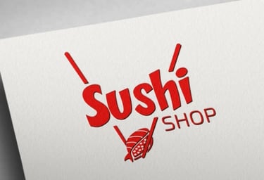 Logotipo sukūrimas įmonei Sushi shop