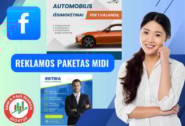Facebook reklamos paketas MIDI