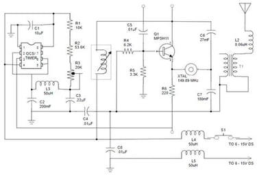 Schematic Drawing of an Electrical Circuit
