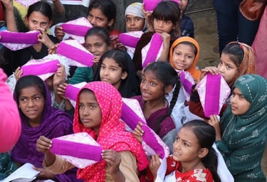 International Women's Day 2024 with Hanaru at the Bawana Slum.