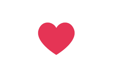 a heart shaped red heart