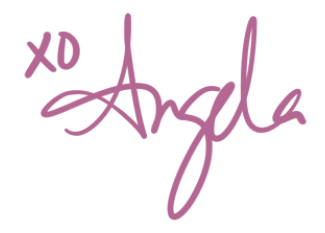 xo Angela signature