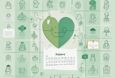 A warm, inviting scene of a person practicing daily self-care in a cozy home environment.