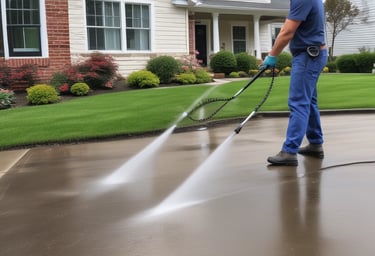 Close-up of sparkling clean vinyl siding after a soft wash, with sunlight highlighting the fresh surface.