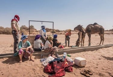 moroccan desert trekking and hiking 