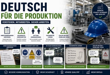 Deutsch für die Produktion