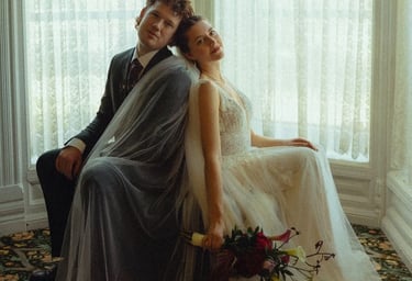 ethereal bride with hair and makeup done