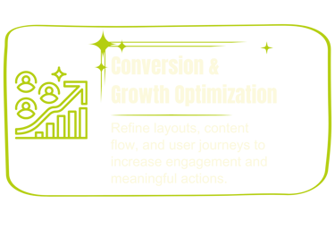 Conversion and growth optimization service for websites