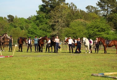 photo de groupe d'un stage de TREC