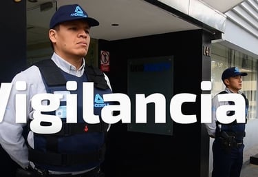 Agente de Seguridad Con Arma vistiendo Chaleco blindado