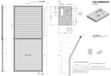 Plan technique vectoriel