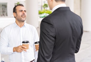 Executive and Concierge Assistant is Talking to each other