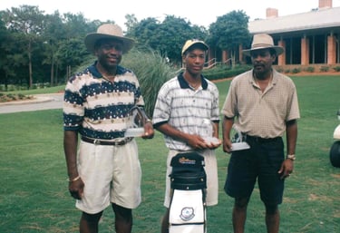 Par Four Golf Club image of three black golf winners
