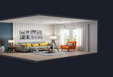 تصميم داخلي حديث في الرياض