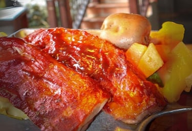 Costillas Ahumadas, Restaurante Guanapalo Quimbaya Quindio