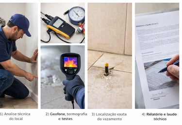 Geofone para caça vazamentos em Brasília