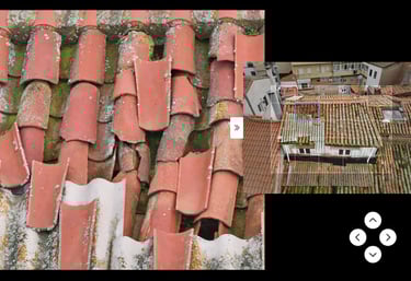 inspección de cubiertas con drones