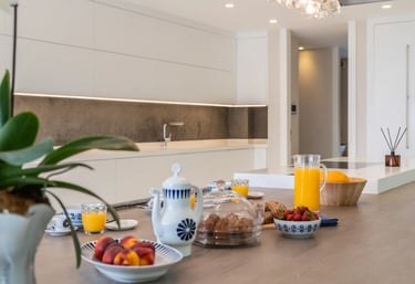 Designer kitchen at Villa Serenity 