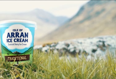 Isle of Arran ice cream edinburgh