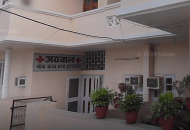 An image showing entrance of Dr Aggarwal ENT Hospital in Karnal