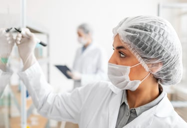 Control de calidad en laboratorio para cumplimiento INVIMA y BPM en la industria alimentaria