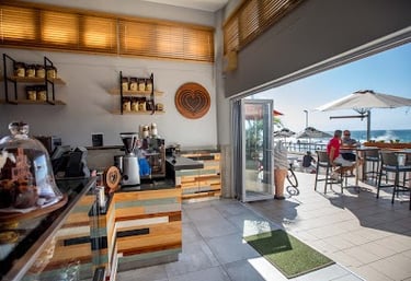 Foam Coffee right next door to Umdloti holiday studio apartment