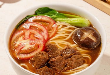 Hot Halal Beef Noodle Bowl with Broth – Kol Noodle NYC