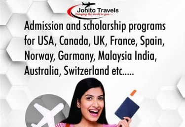 Study abroad from Nigeria to USA, UK, Canada, Australia, France, Spain, Italy, and Switzerland.