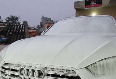 Foam car wash in Amritsar
