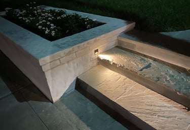 step light that lights up a step