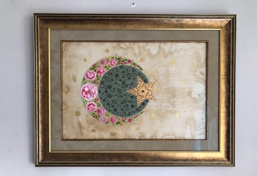 AyYıldız Altın-Guaj Tezhip Çalışması