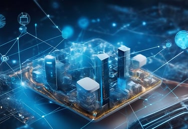 a cityscape with a cityscape with a lot of buildings and a