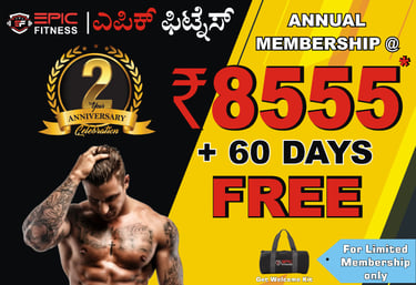 Gym Flex for offline advertisement. 